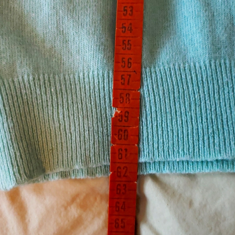 Blumarine turquoise cashmere/wool sweater - Picture 12 of 13